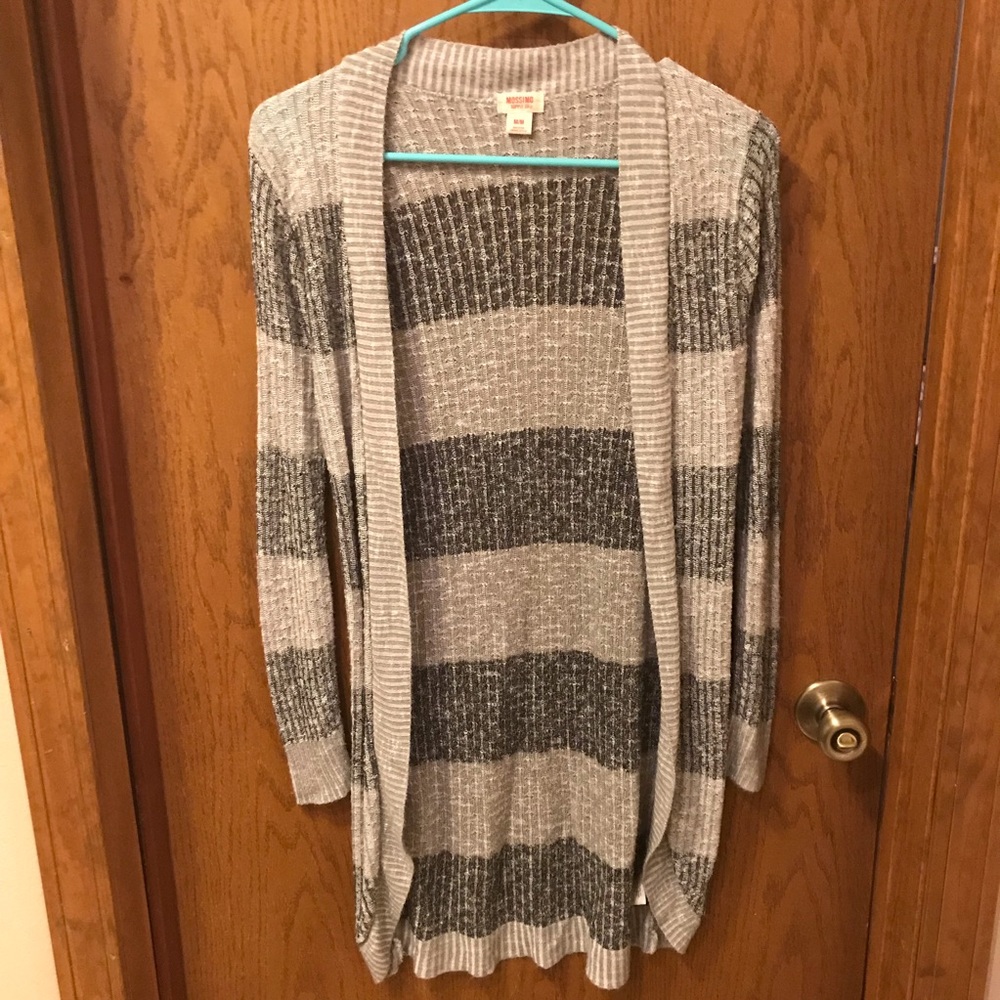 ❤️Mossimo Stripped Open Front Cardigan